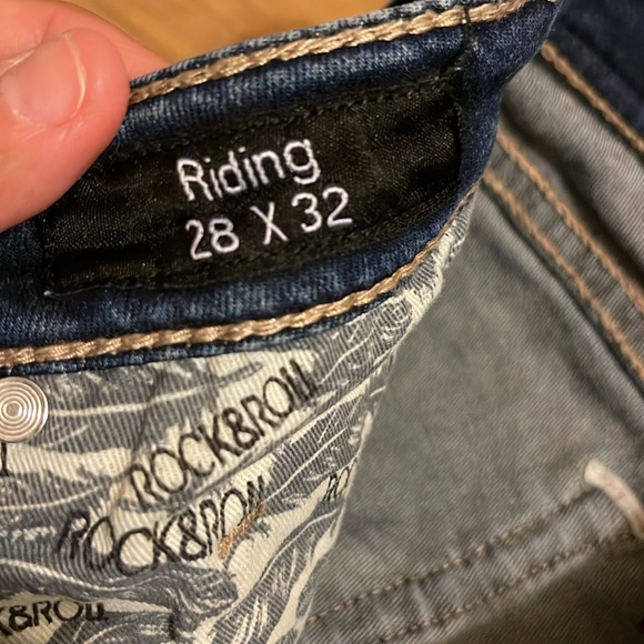 Women's Rock&Roll Denim Jeans - Picture 4 of 6